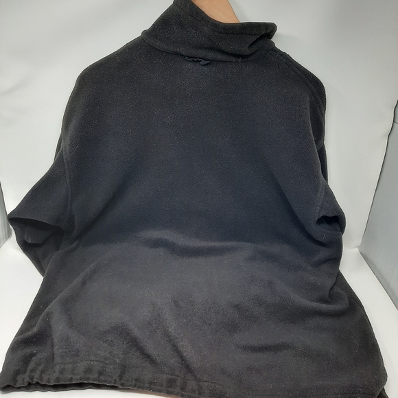Men's Columbia Black Fleece Zip Up Jacket Medium - Picture 3 of 6